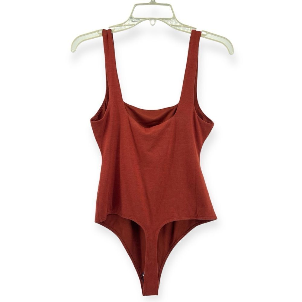 Good American Women’s Brick001 Modern Tank Thong Bodysuit Size 2 (Medium) - Picture 3 of 15